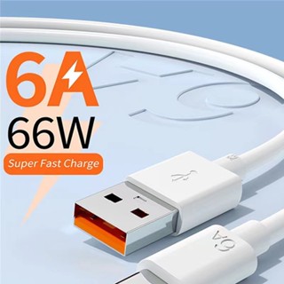 【พร้อมส่ง】 สายชาร์จ USB Type C 66W สําหรับ OPPO Huawei Xiaomi สายชาร์จ หัวชาร์จคุณภาพสูง การชาร์จอย่างรวดเร็ว