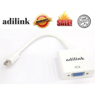 Mini Display Port to VGA Male to Female Adapter Cable For Mac Macbook Pro Air (adilink)