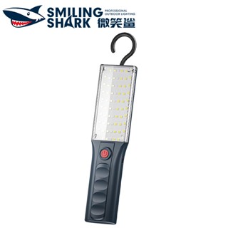 Smilingshark GZ5140 ไฟฉาย COB ความสว่าง พร้อมตะขอแม่เหล็ก ชาร์จ USB กันน้ํา สําหรับตั้งแคมป์ ทํางานฉุกเฉิน