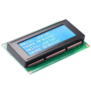 (1ชิ้น) AA017 จอแสดงผล LCD2004 IIC/I2C Blue Backlight หน้าจอ Display 20ตัวอักษร 4บรรทัด