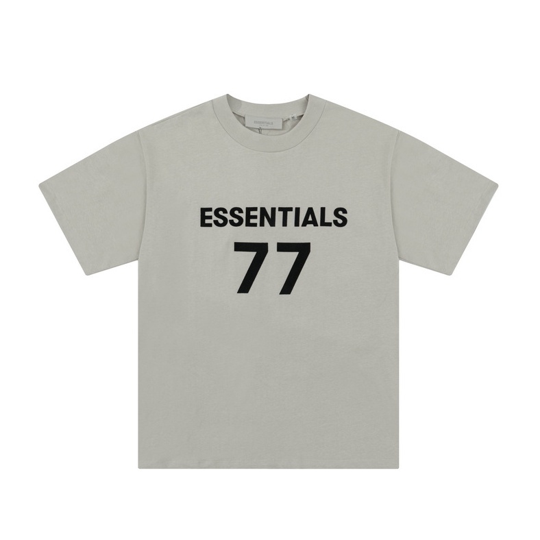 ️ เสื้อยืดคอกลม แขนสั้น พิมพ์ลายโลโก้ FOG Essentials 23SS ทรงหลวม สําหรับผู้ชาย และผู้หญิง
