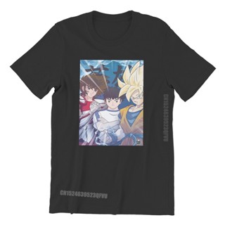 เสื้อยืดCotton T-Shirt Anime Heroes Print Captain Tsubasa About Football Anime For Men Fashion Streetwear Clothing_04