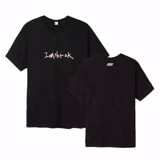 รถจักรยานยนต์ kpop ICON เสื้อยืด IM not OK M-XXL เสื้อยืด (17สี)_04
