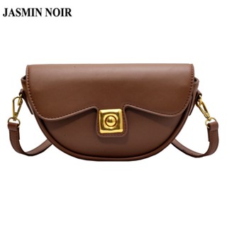 Jasmin NOIR กระเป๋าสะพายไหล่ สะพายข้าง หนัง PU มีตัวล็อก สําหรับผู้หญิง