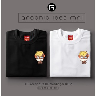 Graphic Tees MNL League of Legends LOL Arcane 411 Heimerdinger Vector Customized Shirt Unisex Tshirt_03