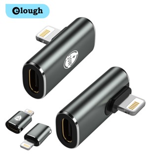 Elough อะแดปเตอร์ชาร์จเร็ว PD 20W USB Type C เป็น L OTG