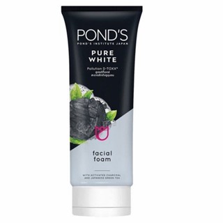 WHITE พอนด์สโฟมเพียวไวท์ดำ PURE 100ก.ผลิตภัณฑ์ดูแลผิวหน้าPONDS FOAM 100G