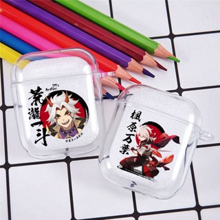 เคสหูฟังบลูทูธไร้สาย ลายการ์ตูนอนิเมะ Genshin Impact น่ารัก สําหรับ Airpods 3 2 1 Pro Air Pod Pro 2 2022