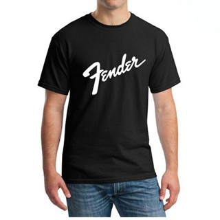 เสื้อยืดผู้ชาย เสื้อยืดแขนสั้นลําลอง คอกลม ขนาดใหญ่ พิมพ์ลายกีตาร์ Fender Series คุณภาพสูง สไตล์สตรีท สําหรับผู้ชาย