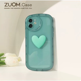 เคสโทรศัพท์มือถือ ซิลิโคนนิ่ม Tpu ใส ป้องกันเลนส์กล้อง ลายหัวใจ 3D สําหรับ OPPO Reno 9 8T 8Z Pro 5G 4G A78 A58 A17 A17K