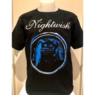 Lint9 {พร้อมส่ง เสื้อยืดผ้าฝ้าย 100% พิมพ์ลายวงดนตรี Nightwish โอเวอร์ไซซ์ ไซซ์ XS-6XL สําหรับผู้ชาย ของขวัญคริสต์มาส