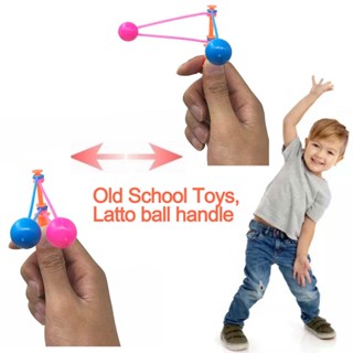 5 ชิ้น / ล็อต มือจับ ของเล่นไวรัส แบบดั้งเดิม Lato Lato ของเล่น โรงเรียนเก่า เกม bola tek tek Clack Balls Fidget ของเล่น