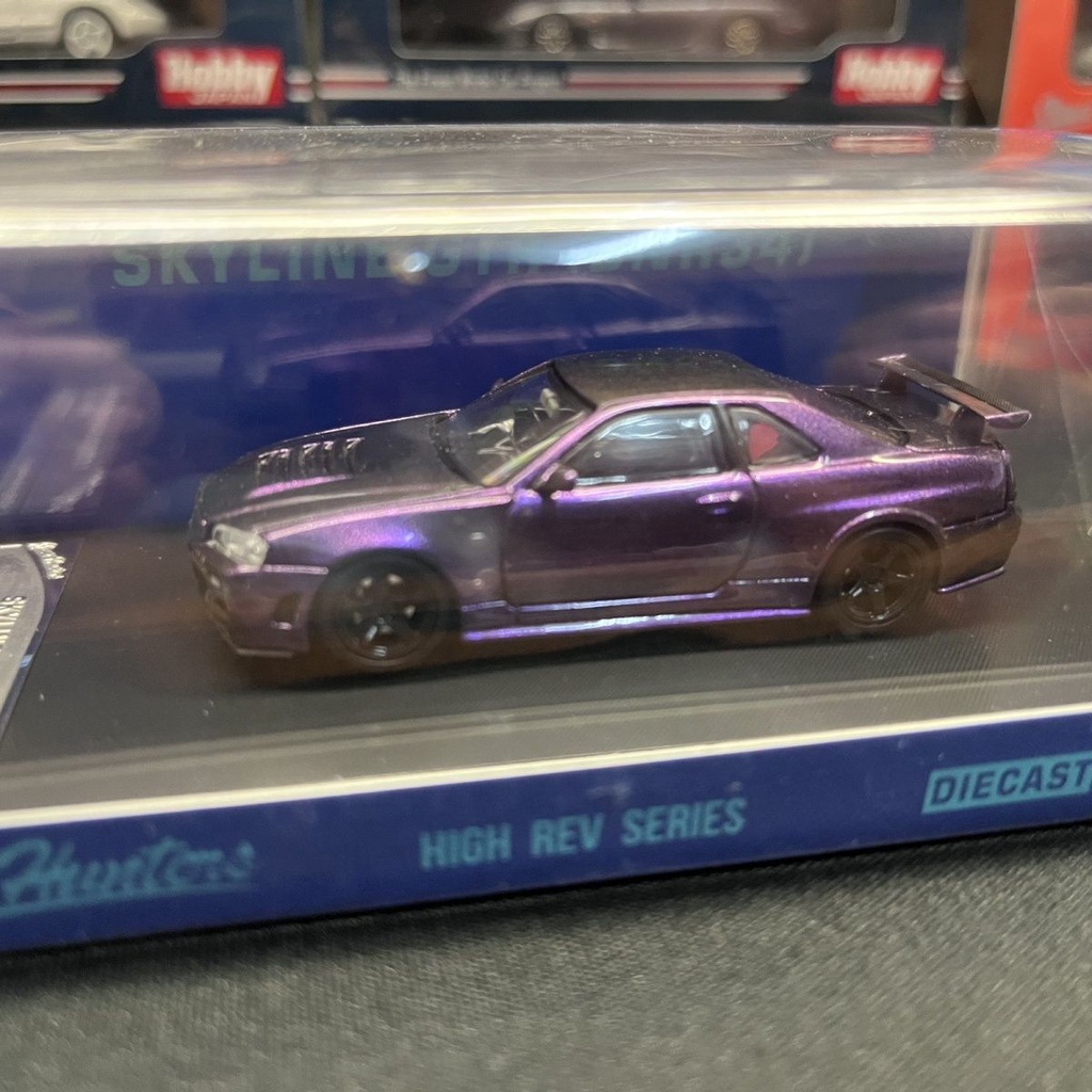 1/64 SH R34 Z-tune Midnight Purple Black Alloy Model