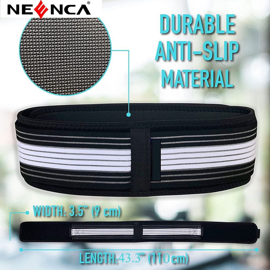 Neenca Sacroiliac SI เข็มขัดพยุงหลัง ข้อต่อสะโพก สําหรับผู้ชาย และผู้หญิง บรรเทาอาการปวดสะโพก กระดูกเชิงกราน เข็มขัดพยุงกระดูกเชิงกราน กระดูกเชิงกราน บรรเทาอาการปวดเอว - รูปที่ 2