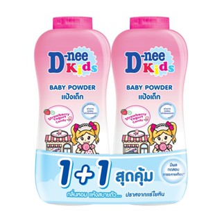 ดีนี่คิดส์แป้งเด็กสตรอเบอร์รี่380กX2D-NEE KIDS BABY POWDER STRAWBERRY380GX2