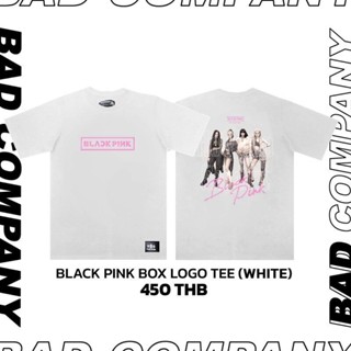 เสื้อยืดคอกลมBadcompany เสื้อทัวร์สกรีนลาย "LOGO Blackpink" GLEYS-4XL