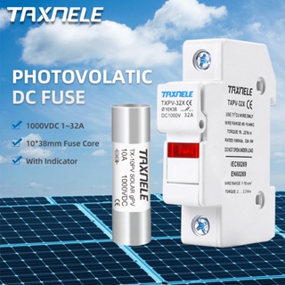 ฐานฟิวส์พลังงานแสงอาทิตย์ DC 1000V PV Photovoltaic 6A 10A 15A 20A 25A 30A DC สําหรับระบบพลังงานแสงอาทิตย์ ป้องกันไฟฟ้าลัดวงจร gpV