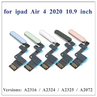 ปุ่มกดเปิดปิดลายนิ้วมือ แบบเปลี่ยน สําหรับ iPad Air 4 2020 10.9 นิ้ว 4th Generation A2324 A2072 A2316 1 ชิ้น