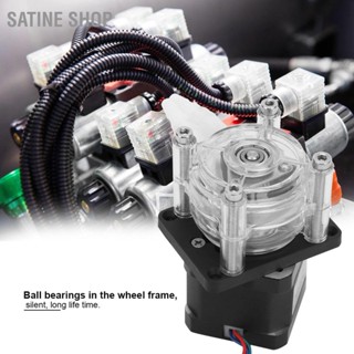 SaTine Shop 6-30V ขนาดใหญ่ Flow Stepper Motor Tube Vacuum สำหรับน้ำวิเคราะห์ในห้องปฏิบัติการพิพิธภัณฑ์สัตว์น้ำ