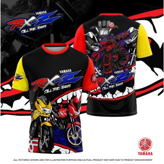 Yamaha RX-Z Still The Boss Sublimation กีฬากลางแจ้ง หลวม ลําลอง ฤดูร้อน ใหม่ ผู้ชาย ผู้หญิง ขนาดเด็ก