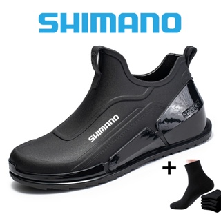 Shimano รองเท้าบูท กันฝน กันลื่น กันน้ํา ทนทาน เหมาะกับฤดูร้อน สําหรับผู้ชาย ใส่ตกปลา เดินป่า สวน ทํางานกลางแจ้ง