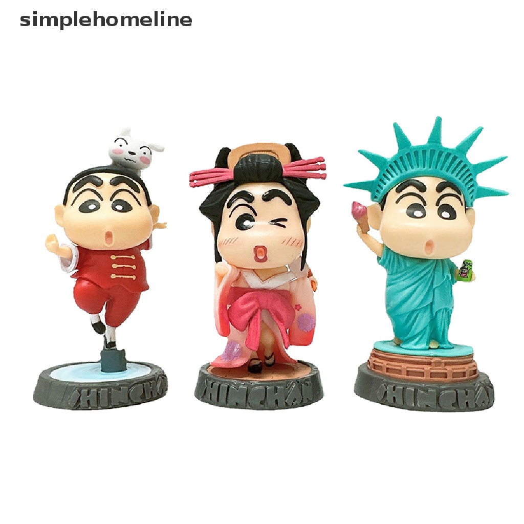 [simplehomeline] ใหม่ พร้อมส่ง ฟิกเกอร์การ์ตูนอนิเมะชินจัง รูปปั้นเสรีภาพ