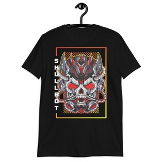 New Skull Bot Cyborg Robot Head Cyberpunk TShirt_12