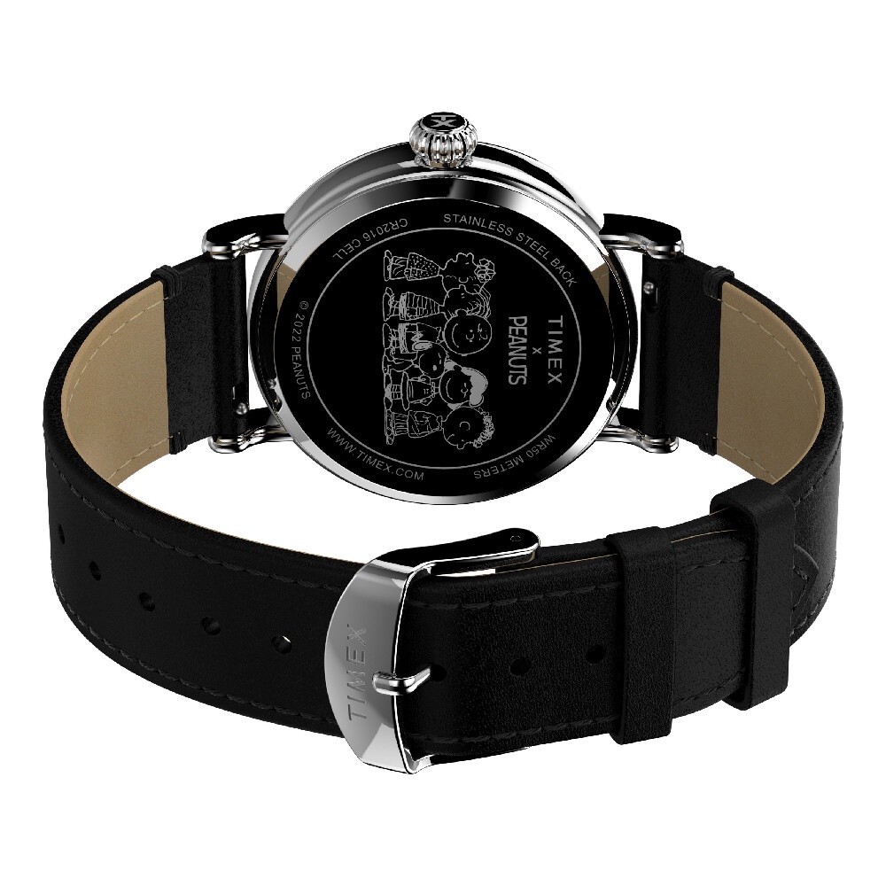 Timex TW2V60900 WATERBURY STANDARD นาฬิกาข้อมือผู้ชาย สายหนังสีดำ หน้าปัด 40 มม. - รูปที่ 2