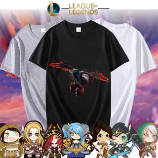 เสื้อทหาร League of Legends เสื้อยืด เสื้อยืดวินเทจ ใส่สบายๆ เสื้อผ้าแฟชั่นเสื้อยืด เสื้อยืดถูกๆ เสื้อคู่_03