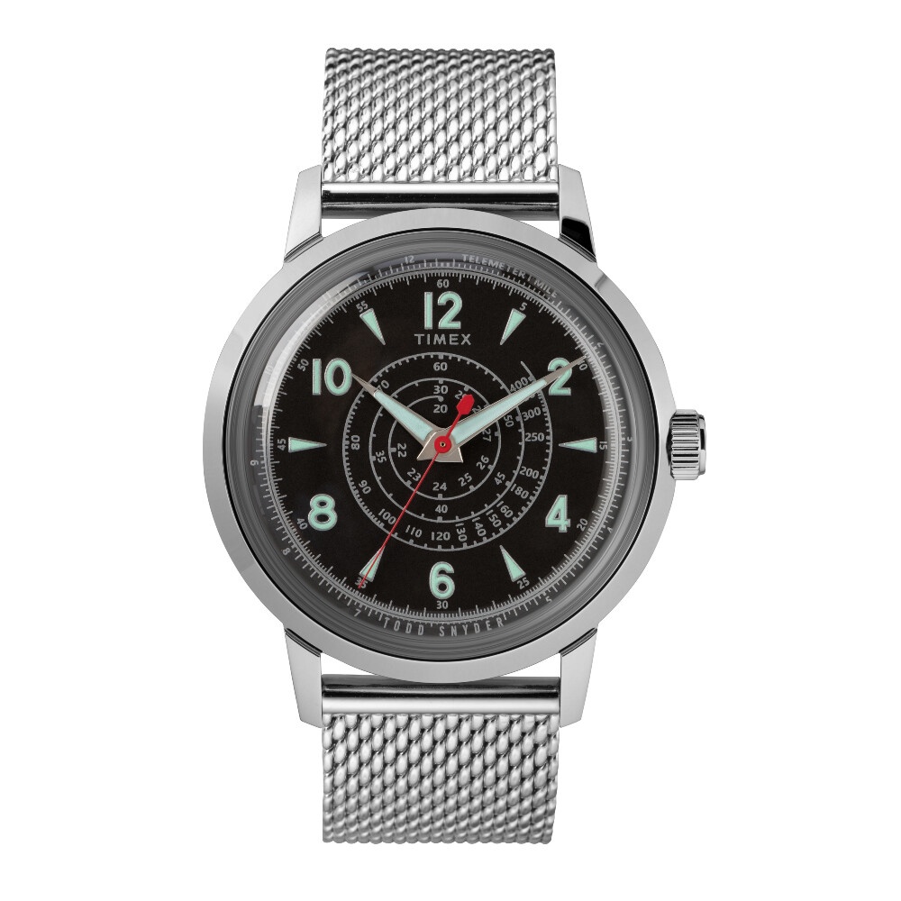 Timex TW2T82200 LAB COLLAB นาฬิกาข้อมือผู้ชาย สายสแตนเลส หน้าปัด 40 มม.