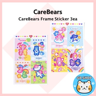 [DAISO Korea] *Carebears* สติกเกอร์กรอบรูป 3ea / สติกเกอร์ไดอารี่ / สติกเกอร์โฟโต้การ์ด Kpop Idol / สมุดสะสม / สติกเกอร์น่ารัก