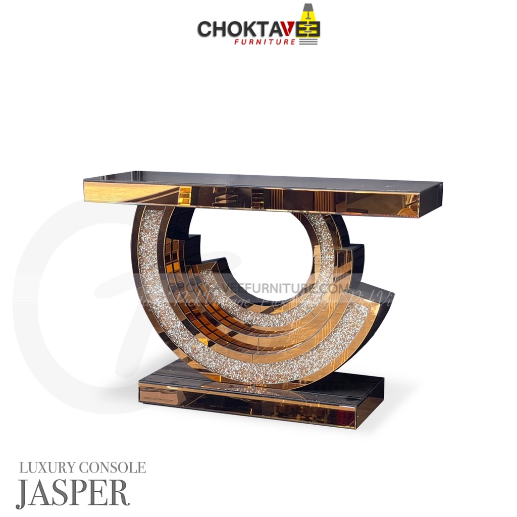 โต๊ะคอลโซล กระจก 120 cm. (MIRROR Series) รุ่น TMP-721710 [Trio Collection]