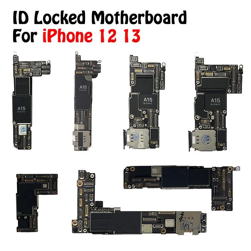 ked ล็อค ICloud ID เมนบอร์ดสำหรับ iPhone 12 13 Mini Pro Promax Swap ฝึก Logic Board Complete Power On Screen  gwf