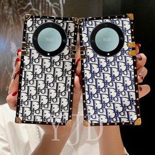 เคสโทรศัพท์มือถือ ขอบตรง ทรงสี่เหลี่ยม กันกระแทก หรูหรา สําหรับ Honor X9a X9 X8