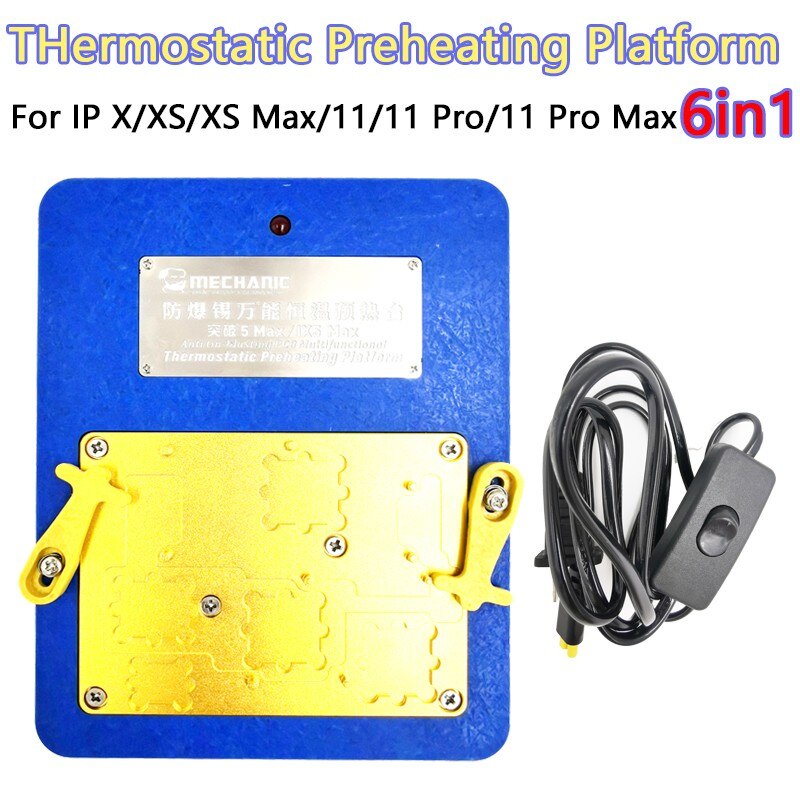 c7k ช่าง IX5 Max เมนบอร์ด Layering ชิป CPU สำหรับ IPHONE X XS XSMAX 11 PRO MAX ถอดอุ่น Thermostatic ตาราง nmj