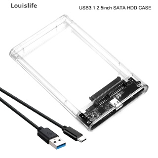 Llph เคสฮาร์ดดิสก์ HDD USB3.1 Type-C 2.5 นิ้ว SSD SATA3 เป็น USB 3.1