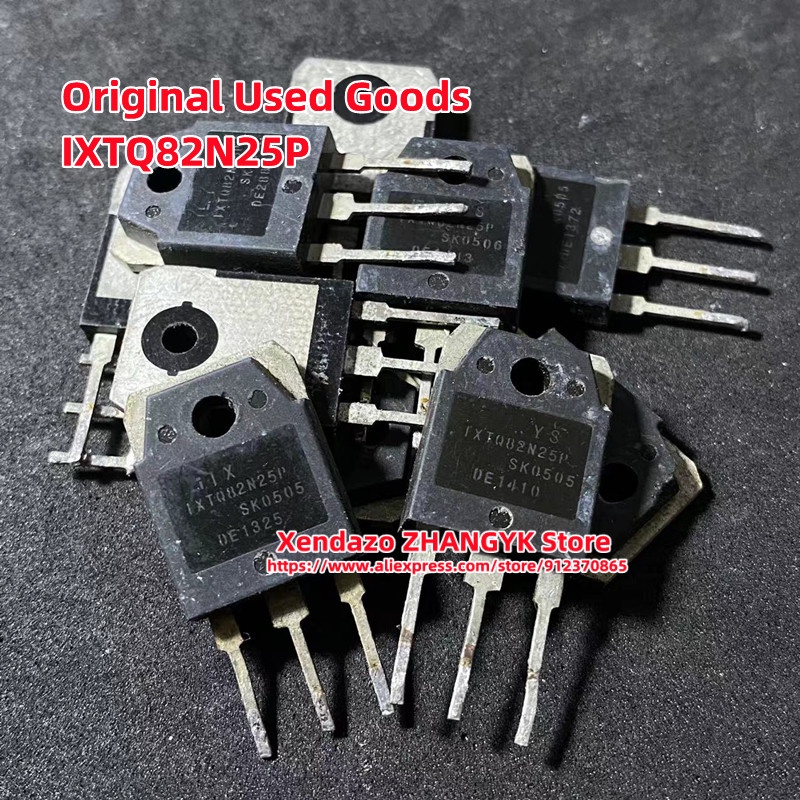 สินค้า 5 ชิ้น/ล็อตใช้ IXTQ82N25P 82N25 MOSFET N-CH 250V 82A TO-247 TO-3P สําหรับอินเวอร์เตอร์และหม้อ