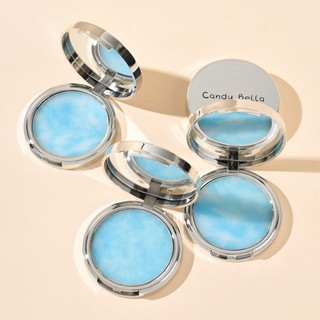 Candybella Blue Sky Cloud ตลับใส่แป้งฝุ่น แป้งอัดแข็ง ควบคุมความมัน ติดทนนาน แป้งฝุ่นอัดแข็ง ควบคุมความมัน ดูเป็นธรรมชาติ ติดทนนาน