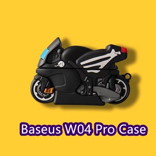 【Trend Front】เคสหูฟัง แบบนิ่ม ลายการ์ตูน สําหรับ Baseus W04 Pro