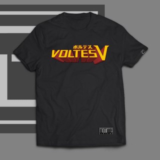 [S-5XL]#ถูกสุด Anime Shirt - Voltes V - Title Logo