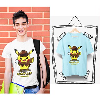 READY STOCK TSHIRT WOMEN MEN PIKACHU POKEMON T-SHIRT BAJU MURAH SHORT SLEEVES 100% COTTON COUPLE PLUS SIZE CUTE CAR_07