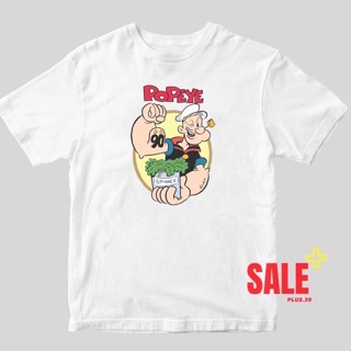  เสื้อยืดลายPopeye  พร้อมส่ง งานสกรีน ด้วยระบบคอมพิวเตอร์_03