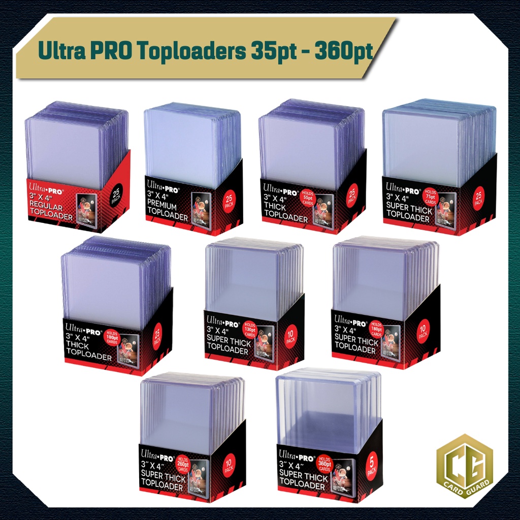 [Card Guard] Ultra Pro Card TopLoader  35pt 55pt 75pt 100pt 130pt 180 260pt 360pt  ท็อปโหลด อัลตร้าโ