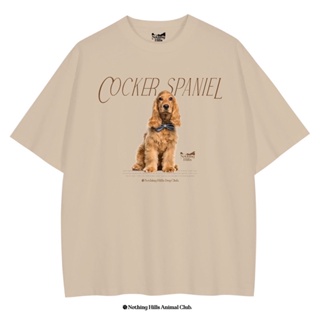 "Cocker Spaniel" เสื้อยืดทรงหลวมOversize By Nothing Hills™_02