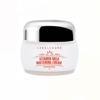 ครีมหน้าสด LABELYOUNG Vitamin milk whitening cream ขนาด 55g