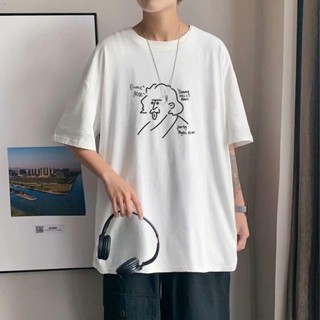 T-Shirt【S-8Xl】เสื้อยืดแขนสั้นคอกลมพิมพ์ลายการ์ตูนอนิเมะสไตล์ฮิปฮอปสําหรับผู้ชาย