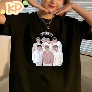  ใหม่เอี่ยมKP **พร้อมส่ง** BTS เสื้อยืดการ์ตูนแขนสั้น เสื้อยืด แฟชั่น/โอเวอร์ไซส์/คู่/พลัสไซส์/ชายเสื้อยืดผู้หญิง เส