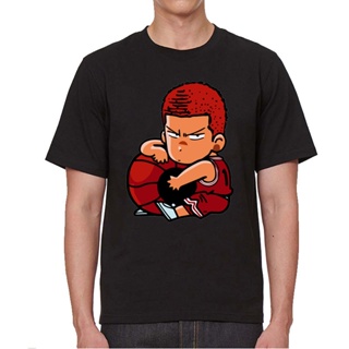 Slam Dunk T Shirt Men Funny Anime Print Male T-shirt Cute T-Shirt Unisex T-Shirt_09