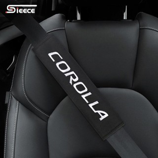 Sieece สำหรับ Toyota Corolla ที่หุ้มเข็มขัดนิรภัย ปลอกหุ้มเข็มขัดนิรภัย ฝ้าย ปลอกเข็มขัดนิรภัย ปลอกหุ้มสายเข็มขัดนิรภัย หุ้มเข็มขัดนิรภัย ที่หุ้มเข็มขัดนิรภัยรถยนต์ หุ้มเข็มขัดนิรภัยรถยนต์ แต่งรถภายในรถยนต์