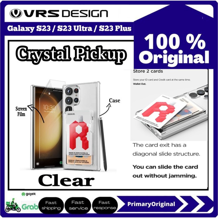 เคสกระบะคริสตัล Samsung S23 Ultra Plus VRS DESIGN